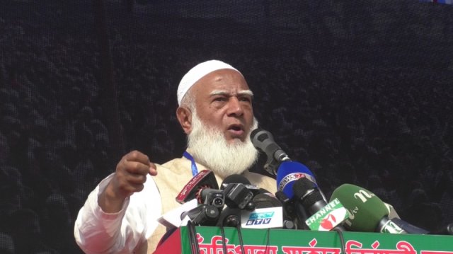 তারা জিতলে কেউ নিরাপদ থাকবে না: জামায়াত আমির