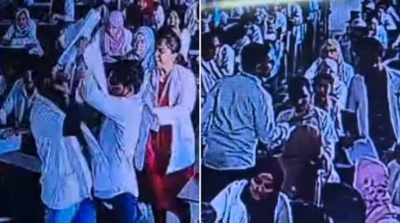 পরীক্ষার হলে নকলে বাধা দেওয়ায় সহকারী অধ্যাপককে মারধর