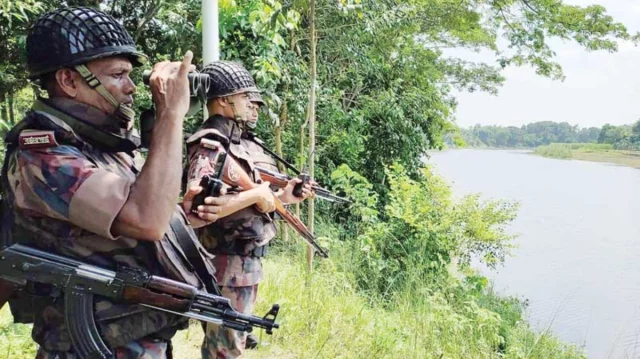 সিলেট সীমান্তে বিএসএফের গুলি, তাৎক্ষণিক বিজিবির পাল্টা ফায়ার