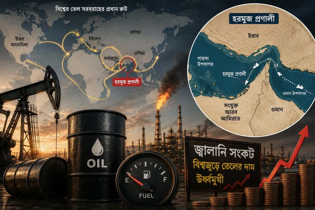 আন্তর্জাতিক জ্বালানি সংকট: যুদ্ধের প্রভাবে বিশ্বের ৪৩% তেল উৎপাদন ঝুঁকিতে